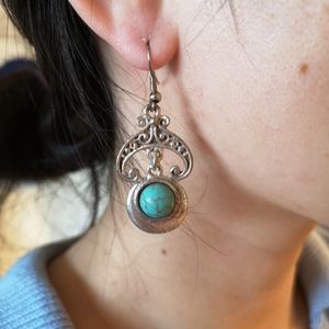 Vintage silver earring